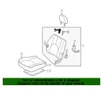 Headrest Guide - Mazda (ec34881g9e70) - view 4