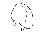 Headrest - Mazda (ef228824035) - view 3