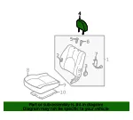 Headrest - Mazda (ef248814066) - view 4