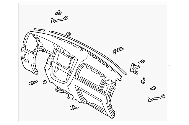Instrument Panel - Mazda (ef915510xd14)