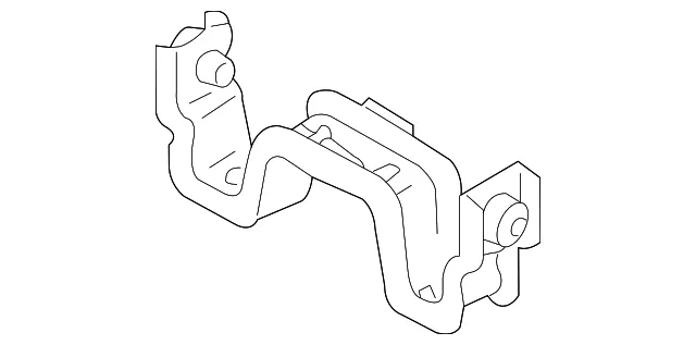 Console Assembly Rear Bracket - Mazda (ef9164416a)