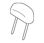 Headrest - Mazda (ef9488340a35) - view 3