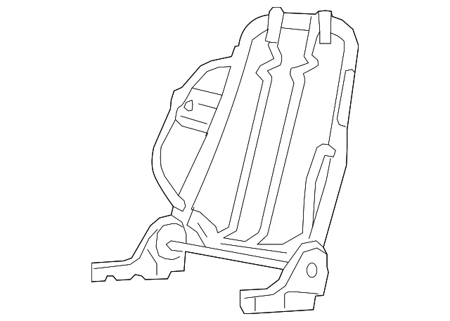 Seat Back Frame - Mazda (eg0588630a)