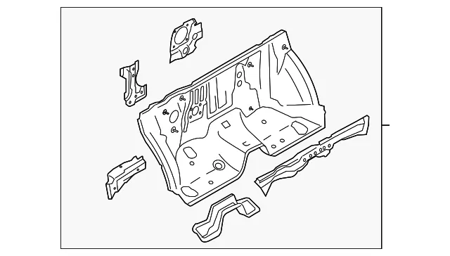 Lower Dash Panel - Mazda (eg2153400j)