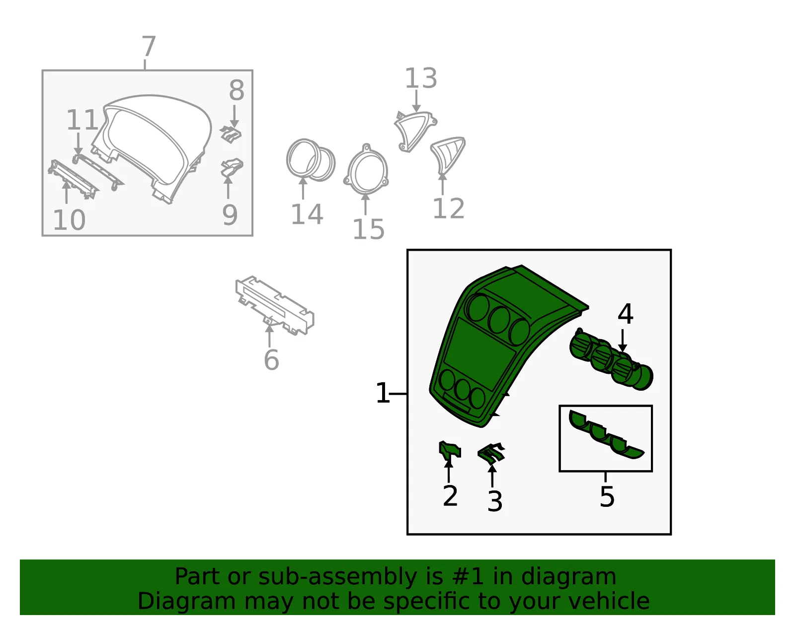 Instrument Panel Trim Panel - Mazda (eg2155210h02) - view 2