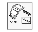 Instrument Panel Trim Panel - Mazda (eg2155210h02) - view 3