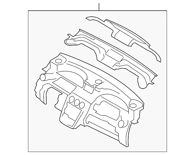 Instrument Panel - Mazda (eg2260400f34)