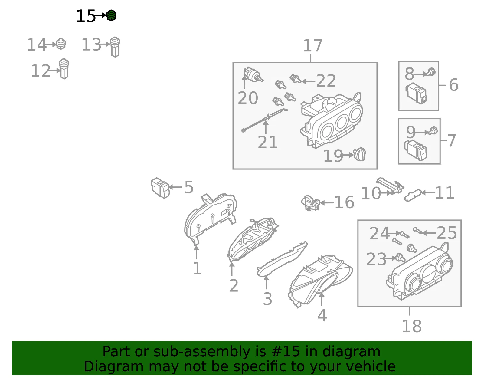 Instrument Panel Cover - Mazda (eg2355225b) - view 2