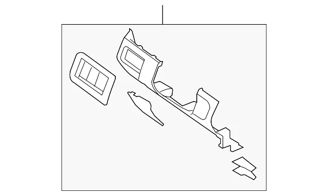 Instrument Panel Trim Panel - Mazda (eh4464280a34)