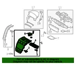 Instrument Panel Trim Panel - Mazda (eh4555210h) - view 4