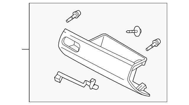 Glove Box Assembly - Mazda (eh4564030a02)