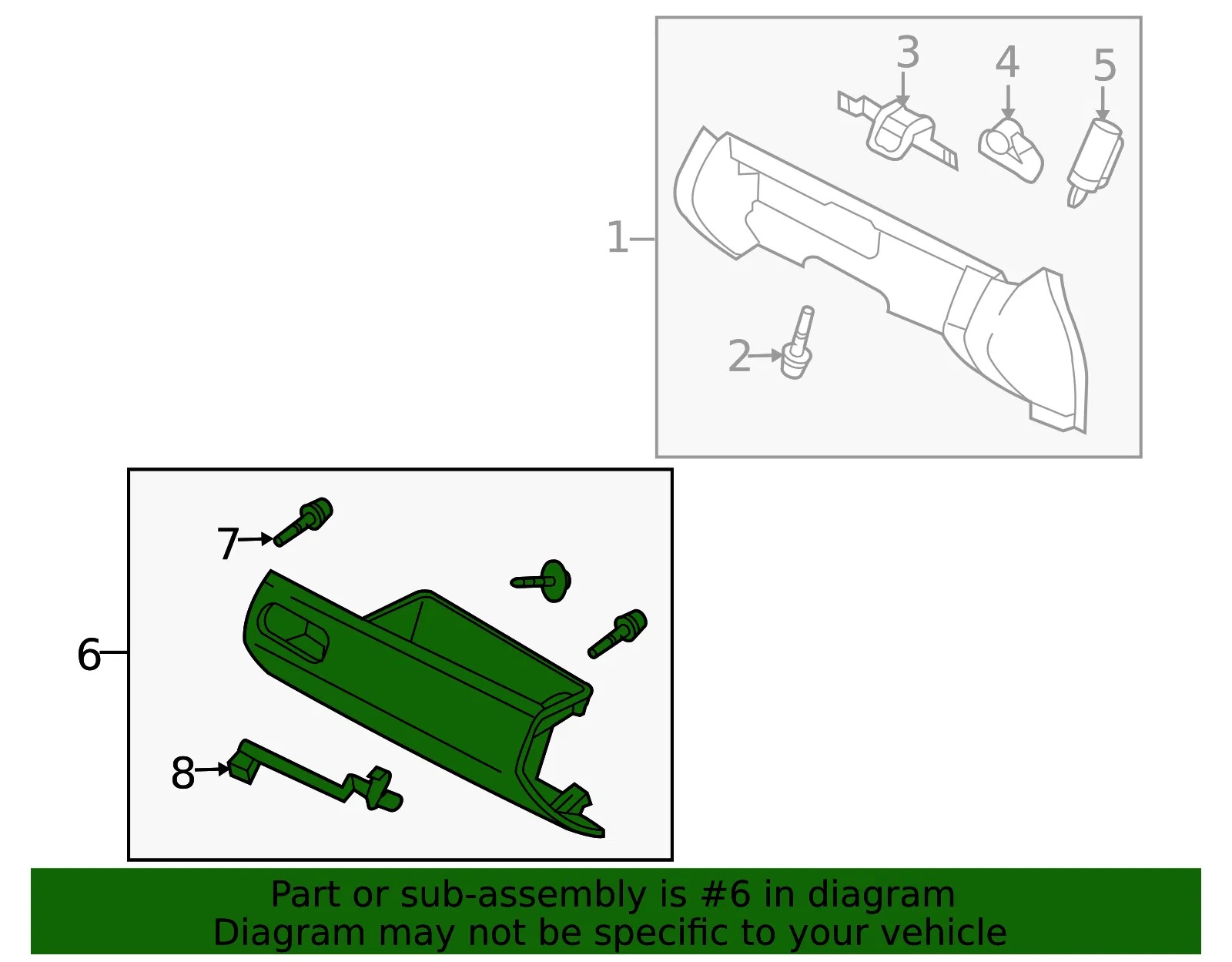 Glove Box Assembly - Mazda (eh4564030a02) - view 2