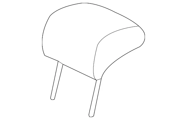 Headrest, Outer - Mazda (eh478824035)