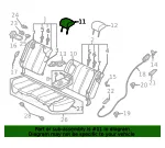 Headrest, Outer - Mazda (ej638824002) - view 4