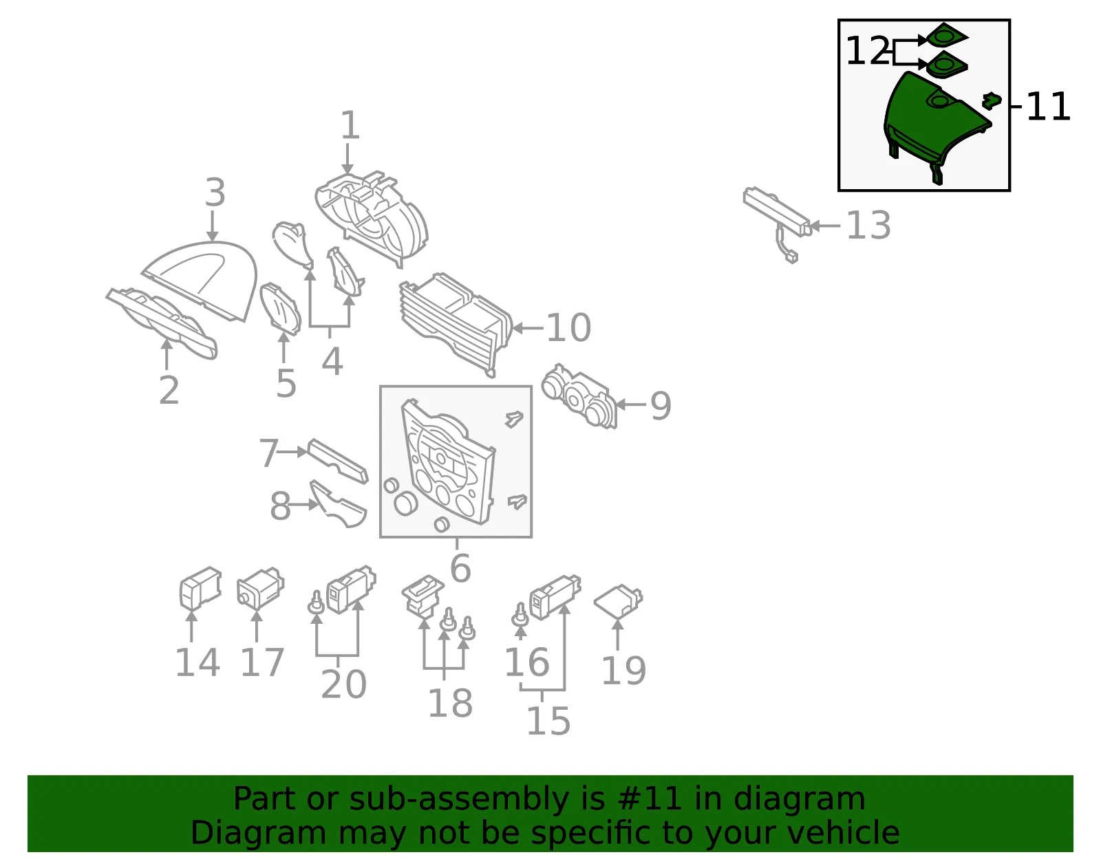 Instrument Panel Cover - Mazda (f15155210b) - view 2