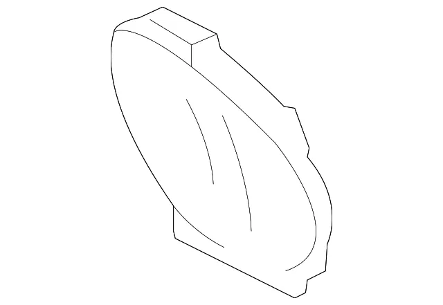 Instrument Panel Lens - Mazda (f15155447a) - view 2