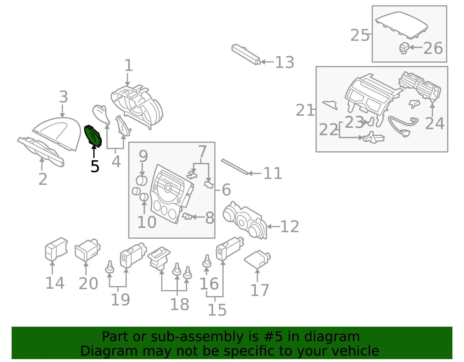 Instrument Panel Lens - Mazda (f15155447a) - view 3