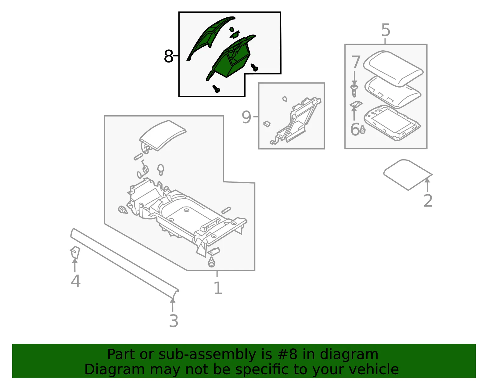 Storage Compartment - Mazda (f1516450xa02) - view 2