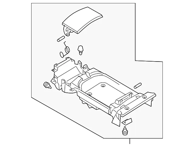 Center Console - Mazda (f15264440a02)
