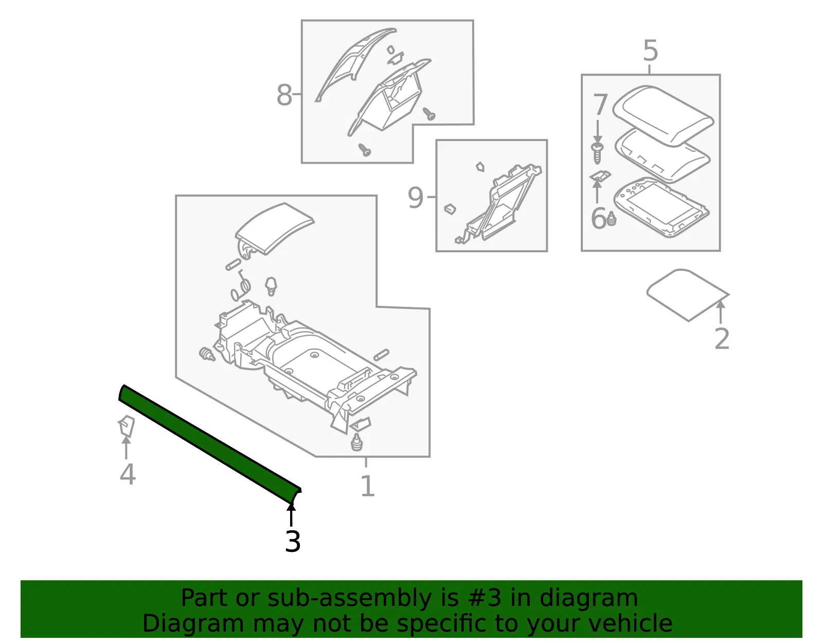Console Panel - Mazda (f18564421) - view 2