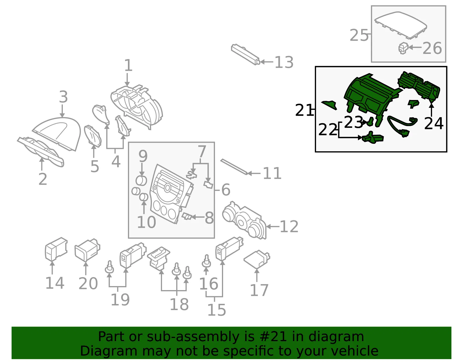Instrument Panel Cover - Mazda (f18955210e02) - view 2