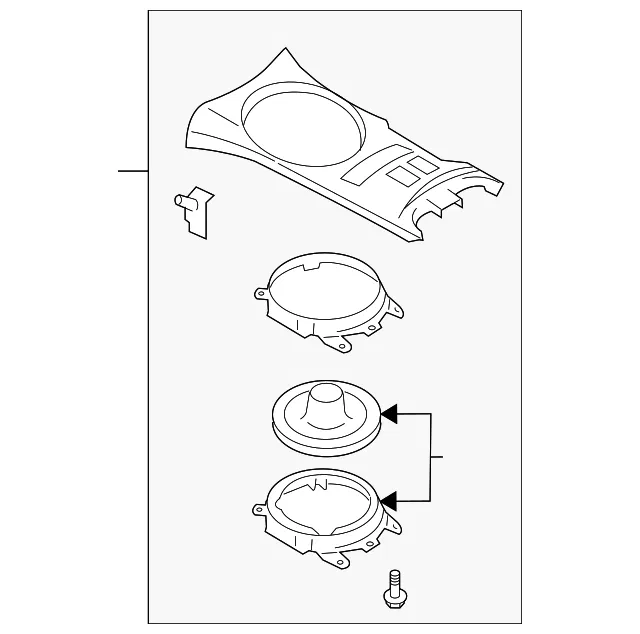 Console Trim Panel - Mazda (f19164430a02)