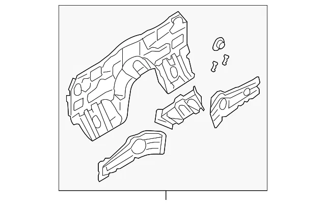Lower Dash Panel - Mazda (fe0153400d)