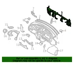 Instrument Panel Cross-Member - Mazda (fe0160420e) - view 4