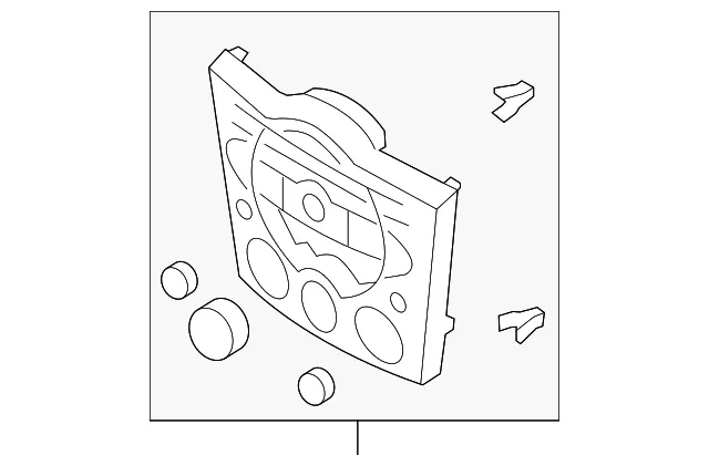 Instrument Panel Bezel - Mazda (fe01669h0)