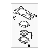 Console Trim Panel - Mazda (fe1664430a02) - view 3