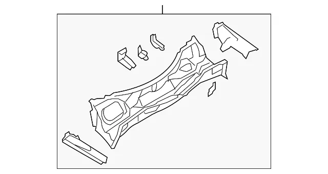 Upper Dash Panel - Mazda (ff1453510a)