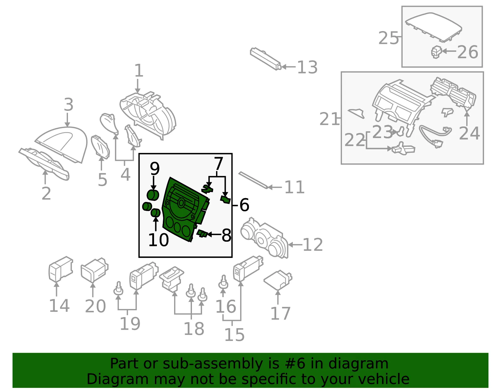 Instrument Panel Trim Panel - Mazda (ff1466ah0a) - view 2
