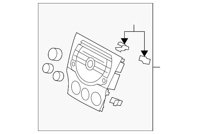 Instrument Panel Trim Panel - Mazda (ff1466ah0c)