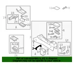 Console Assembly Front Bracket - Mazda (g28j64426a) - view 4
