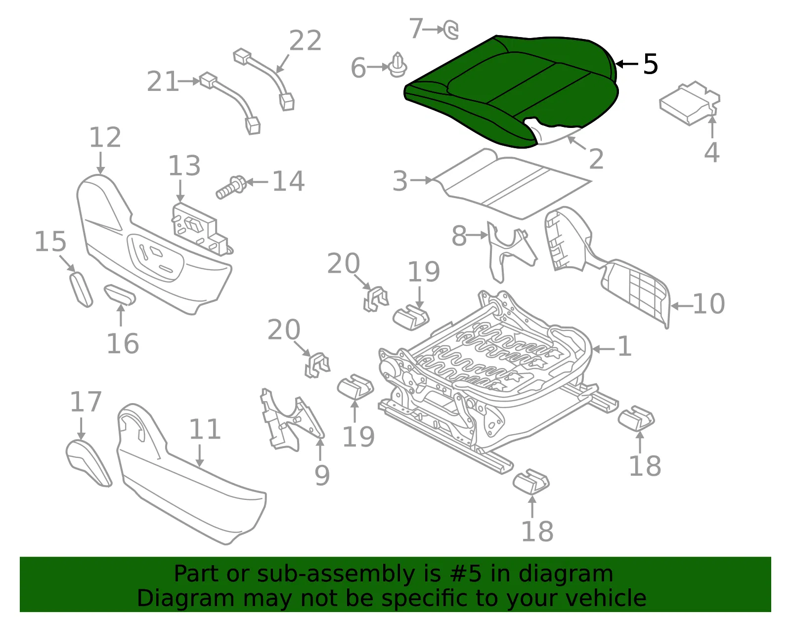 Cushion Cover - Mazda (g44a88111a02) - view 2