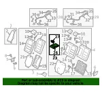 Armrest Assembly - Mazda (g44n883b002) - view 4