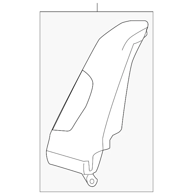 Seat Back Bolster Assembly - Mazda (g45f57500a03)