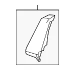 Seat Back Bolster Assembly - Mazda (g45f57500a24) - view 3