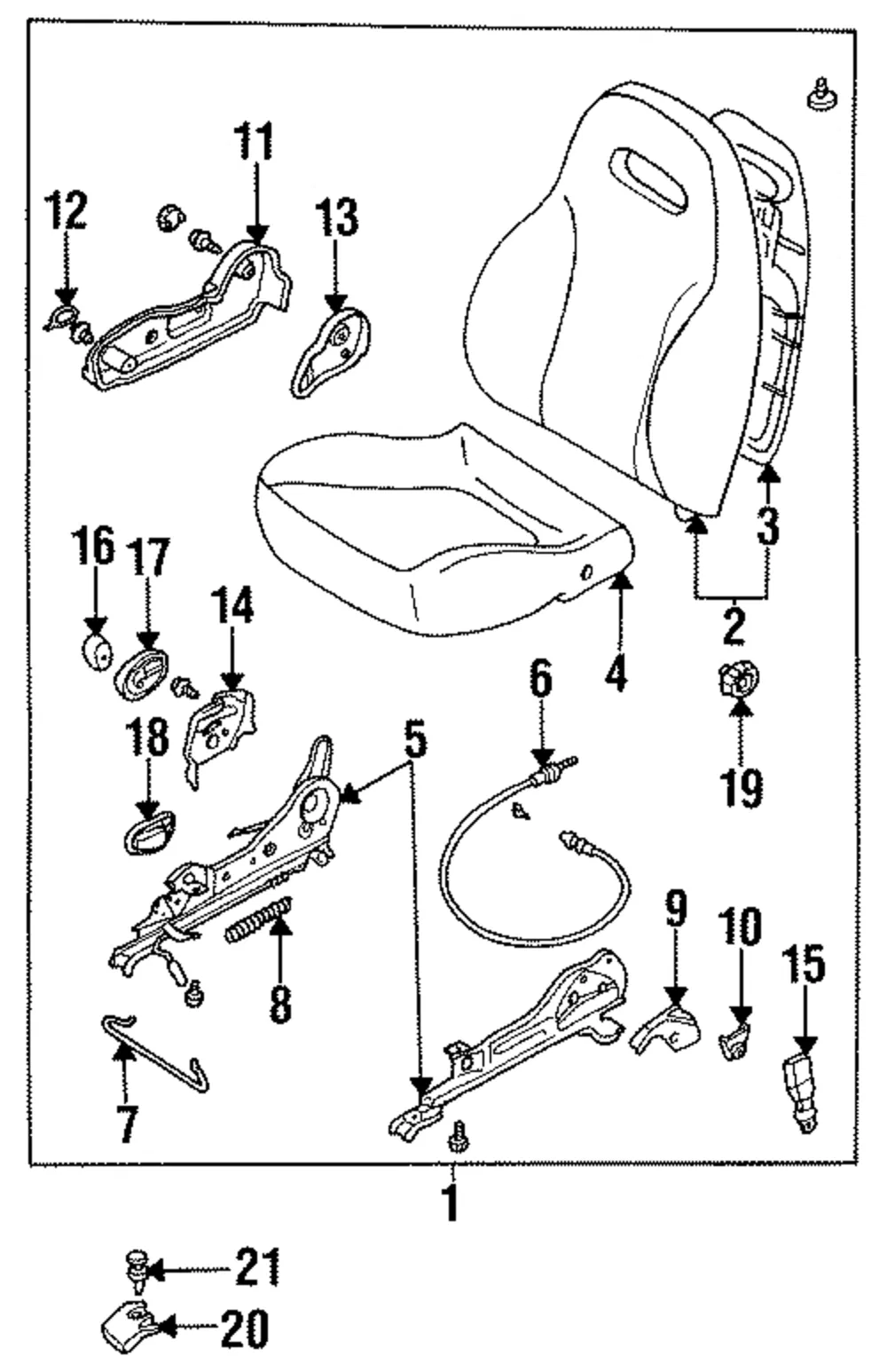 Adjust Knob - Mazda (ga2a881l8a78)