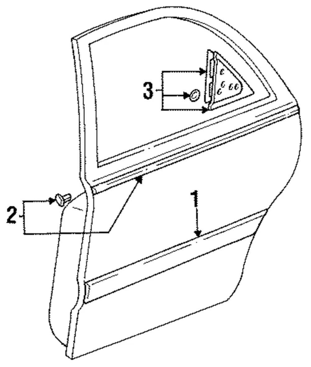 Corner Trim - Mazda (ga2k50m40l)