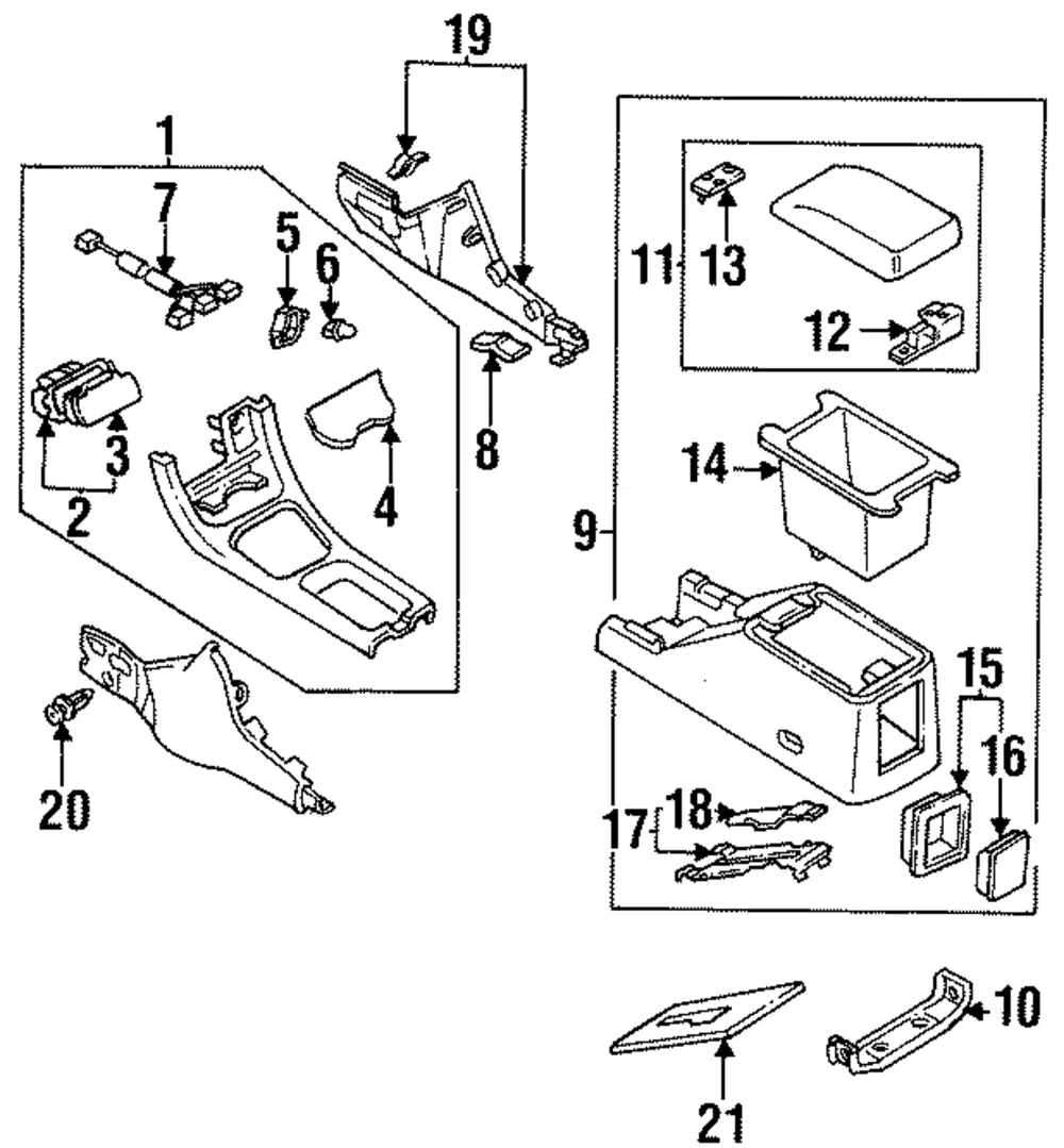 Cup Holder - Mazda (ga2k64360a)