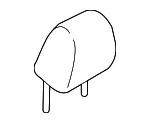 Headrest - Mazda (gaaa8814002) - view 3