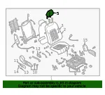 Headrest - Mazda (gaaa8814002) - view 4