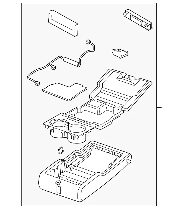 Armrest Assembly - Mazda (gaaa883b002)