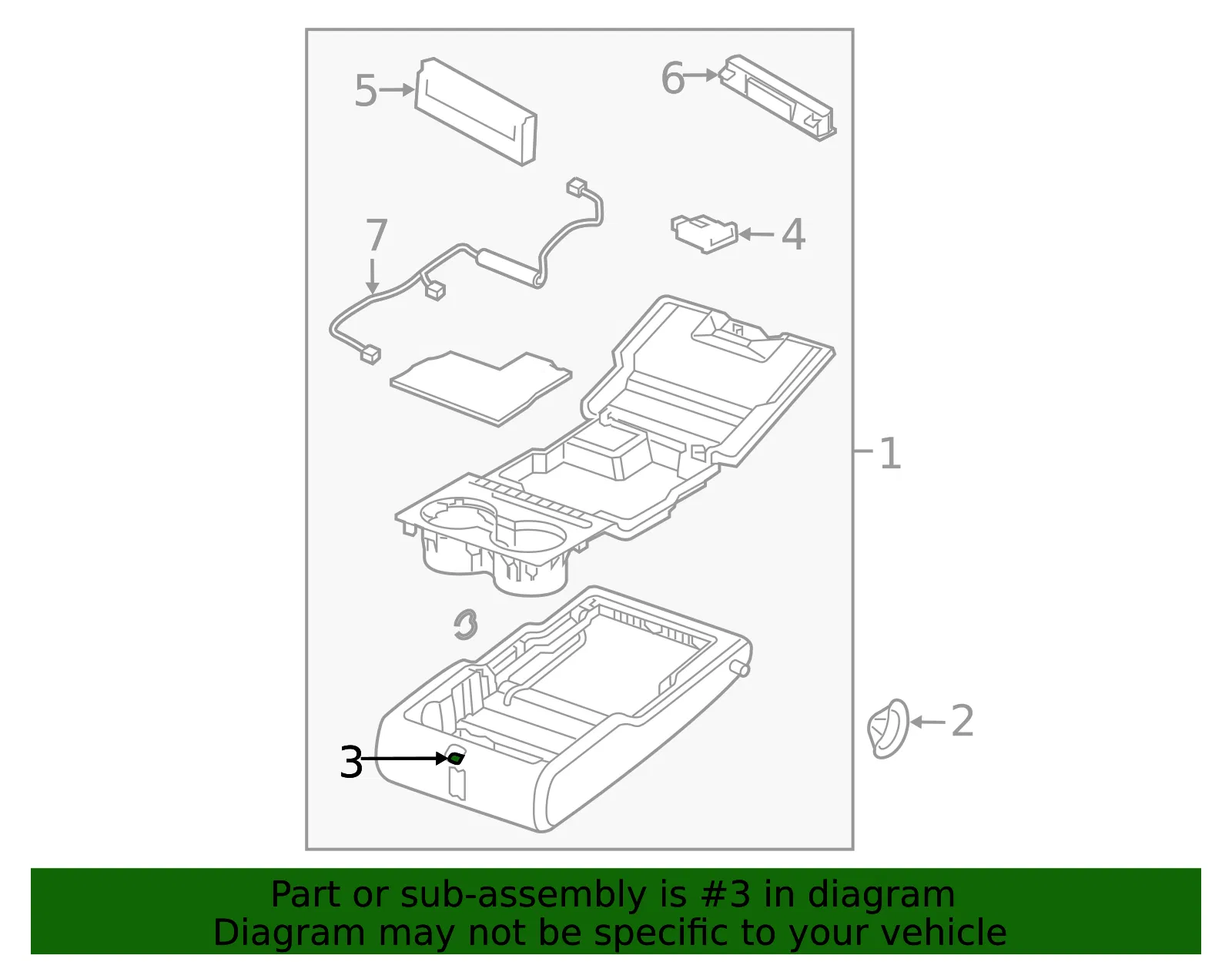 Console Trim Panel - Mazda (gaab883b12a) - view 2