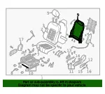 Seat Back Frame - Mazda (gaac8868x) - view 4