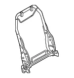 Seat Back Frame - Mazda (gaad8863x) - view 3
