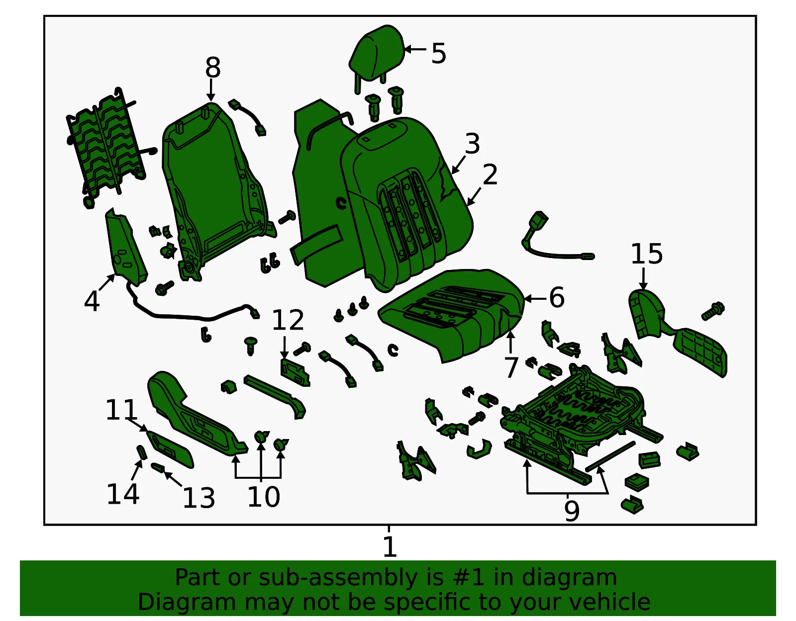 Seat Assembly - Mazda (gaae57100e39) - view 2