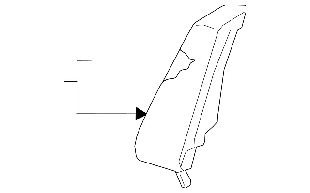 Seat Back Bolster Assembly - Mazda (gaae5750039)