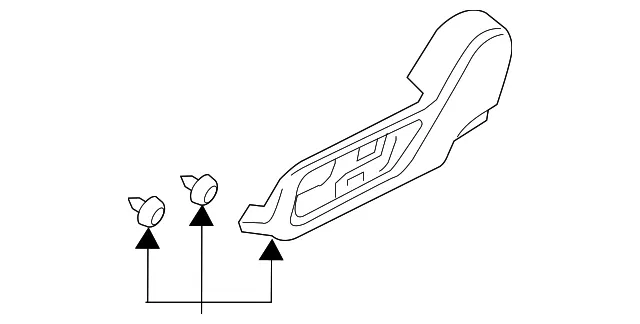 Seat Trim Panel - Mazda (gaaj881hx2a)